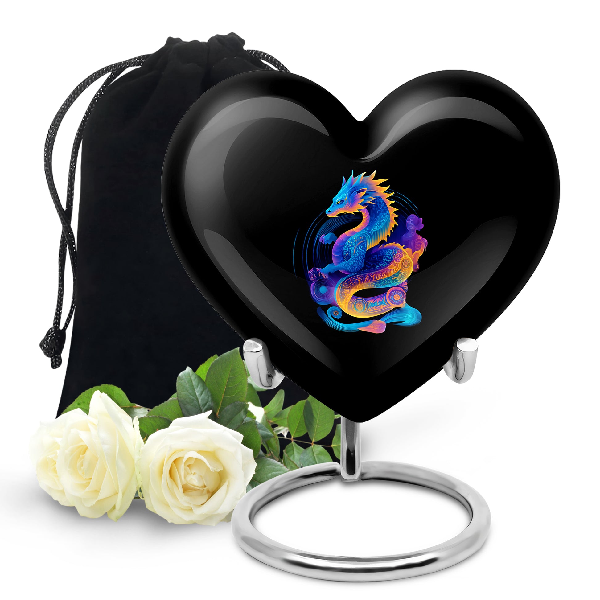 Dragon Memorial Urn - Colorful Cremation Urn For Loved Ashes