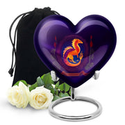 Unique Dragon Cremation Urn - Purple Memorial Urn For Loved Ones