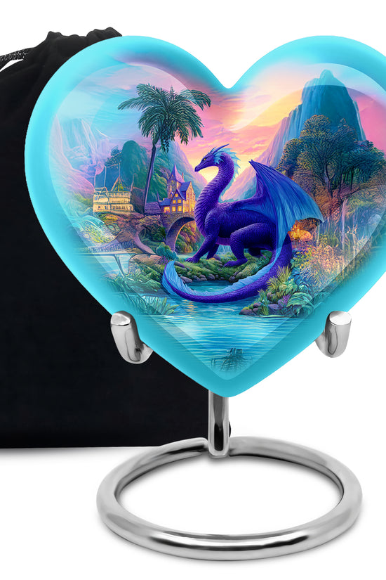 Dragon Memorial Urn - Beautiful Landscape Memorial Urn For Burial