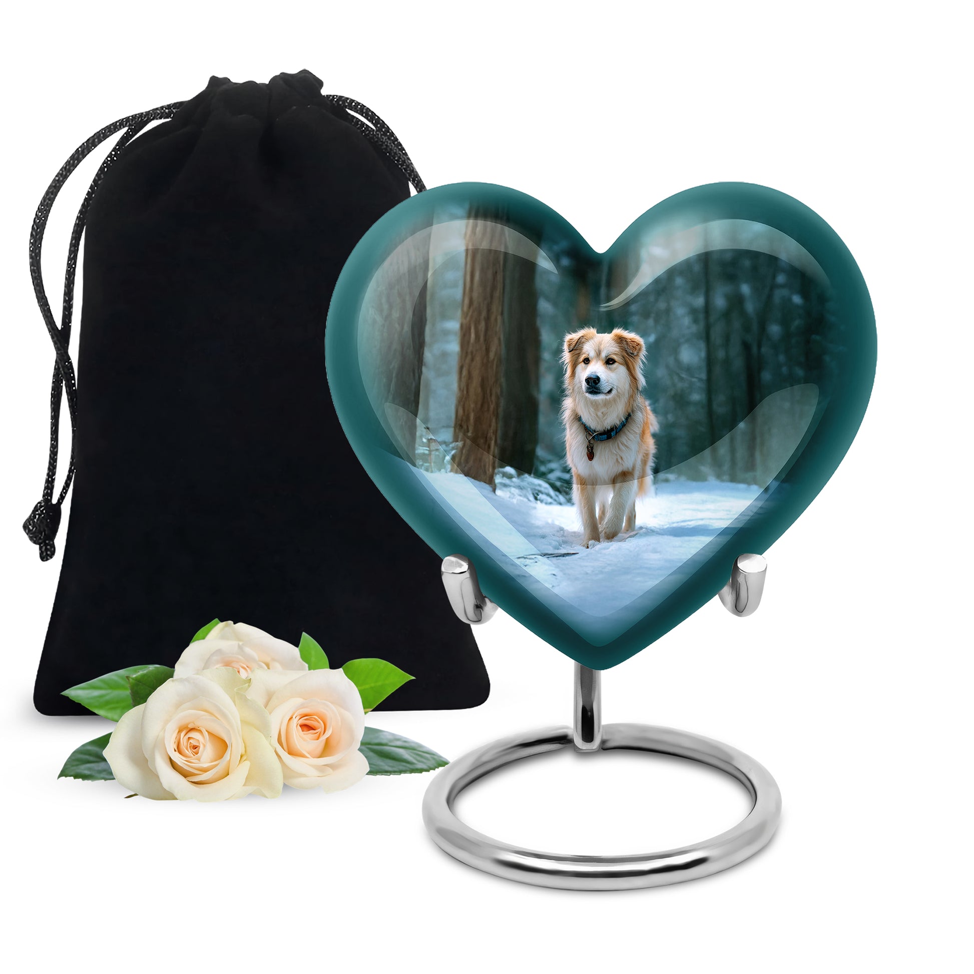 Border Collie Themed Urn - Decorative Funeral Urns For Dog Ashes