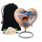 Beautiful Dog Burial Urn - Beach Scenic Urns For Pet Dog Ashes