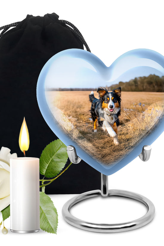 Peaceful Dog Memorial Urn - Elegant Pet Cremation For Dog Ashes