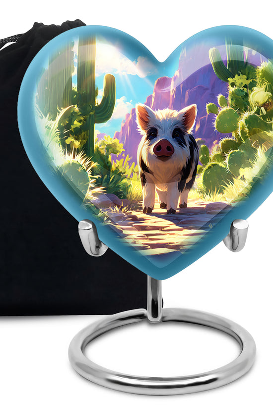 Desert Pig Memorial Urn - Cremation Urn For Human Ashes
