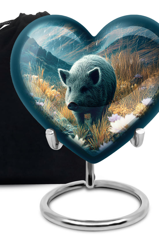 Wild Pig Cremation Urns - Beautiful Mountain Funeral Urns For Adult Ashes