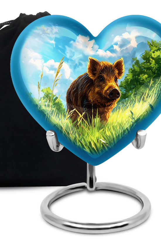 Brown Pig Cremation Urns - Beautiful Nature Memorial Urns For Burial