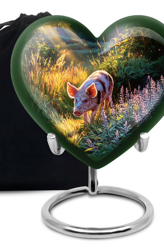 Pig Artistic Memorial Urn - Cremation Urns For Male & Female