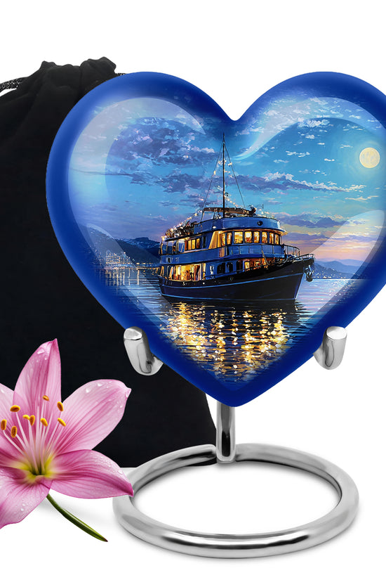 Luxury Yacht Cremation Urns - Ocean Funeral Urns For Mother & Father