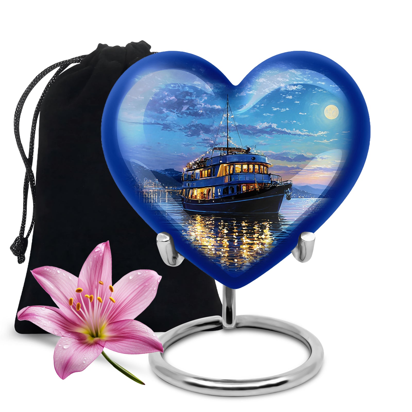 Luxury Yacht Cremation Urns - Ocean Funeral Urns For Mother & Father