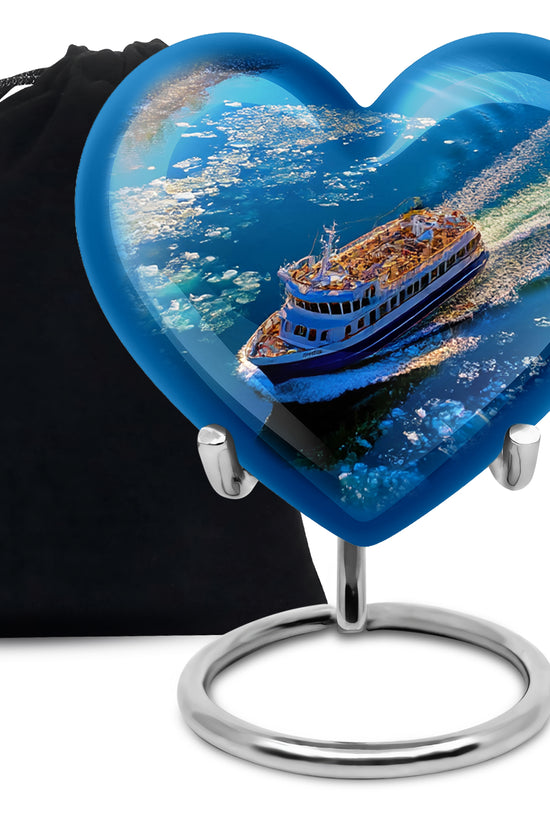 Cruise Ship Cremation Urn - Ocean Memorial Urn For Ashes