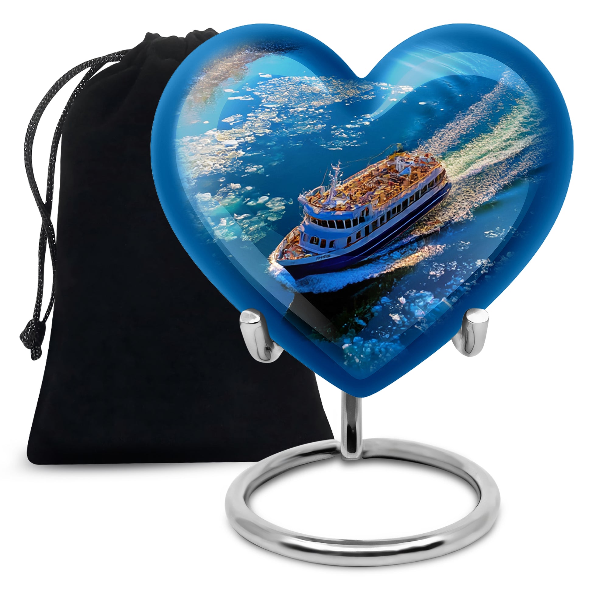 Cruise Ship Cremation Urn - Ocean Memorial Urn For Ashes