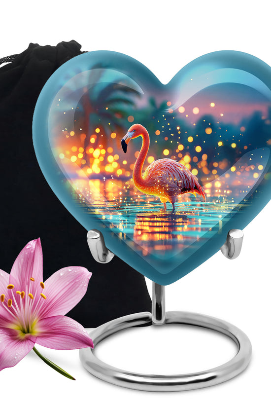 Flamingo Scenic Urn - Beautifully Designed Urns For Human Ashes