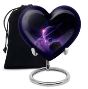 Space Planet Memorial Urn - Galaxy Funeral Urn For Burial