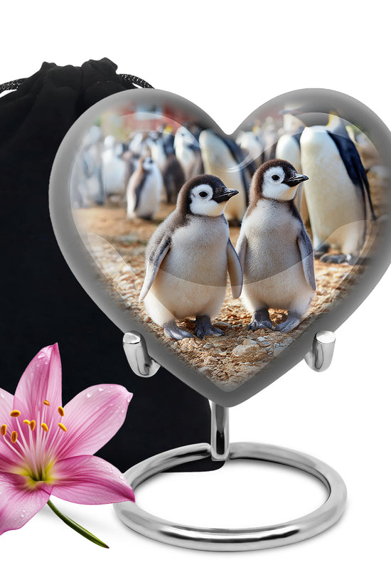 Baby Penguin Cremation Urn - Beautiful Memorial Urns For Friend Ashes