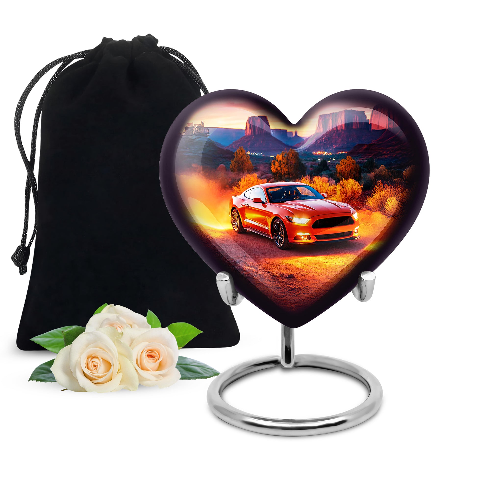 Muscle Car Ashes Urn For Men - Offroad Driving Cremation Urn