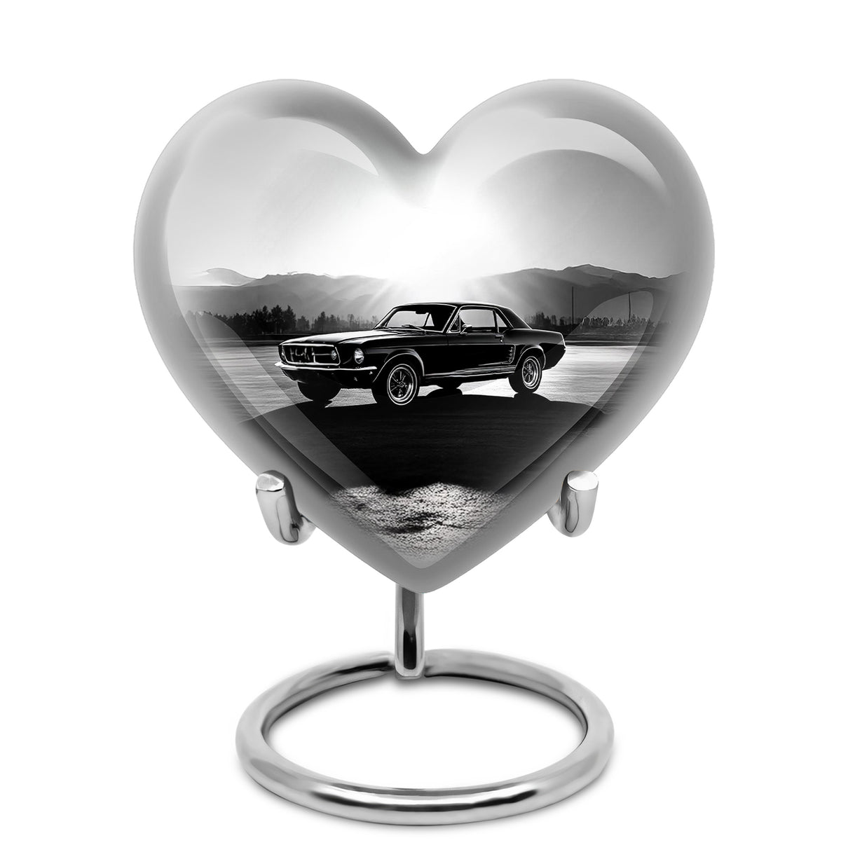 Personalized Eternal Car Cremation Urns - Gray 10-inch, 200 cu in - Karyliz