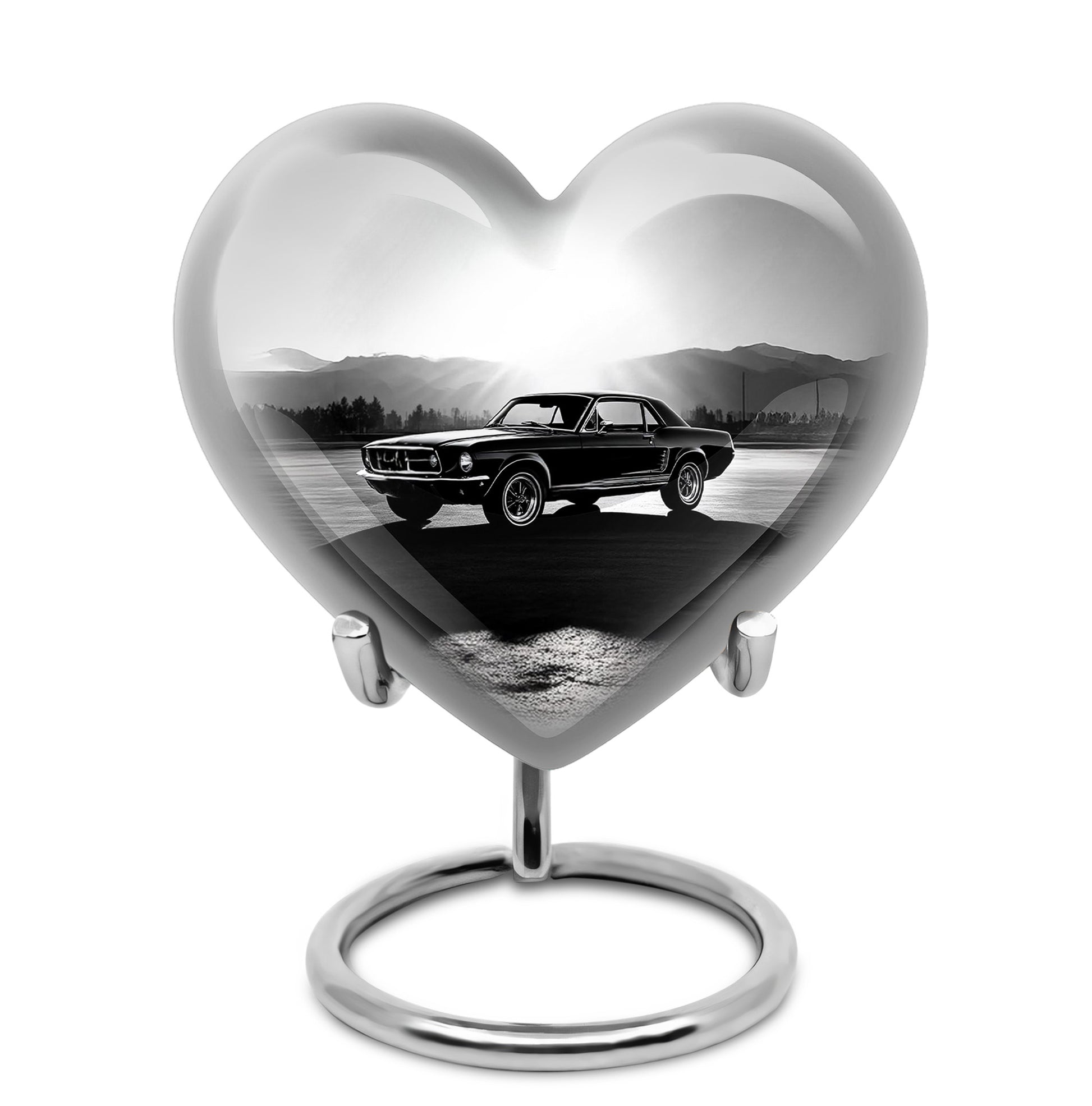 Personalized Eternal Car Cremation Urns - Gray 10-inch, 200 cu in - Karyliz