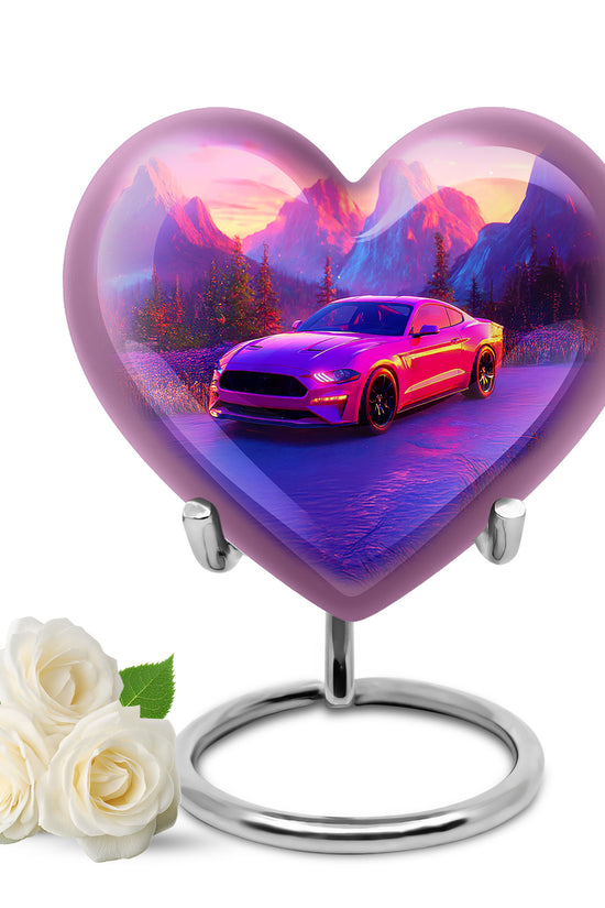 Harmonious Car Cremation Urns for Human Ashes - Pink 10-inch - Karyliz