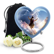 Spiritual Jesus Ashes Urn - Christian Cremation Urn For Loved Ones