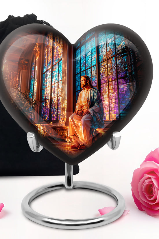 Religious Church Memorial Urn - Spiritual Cremation Urn For Human Ashes