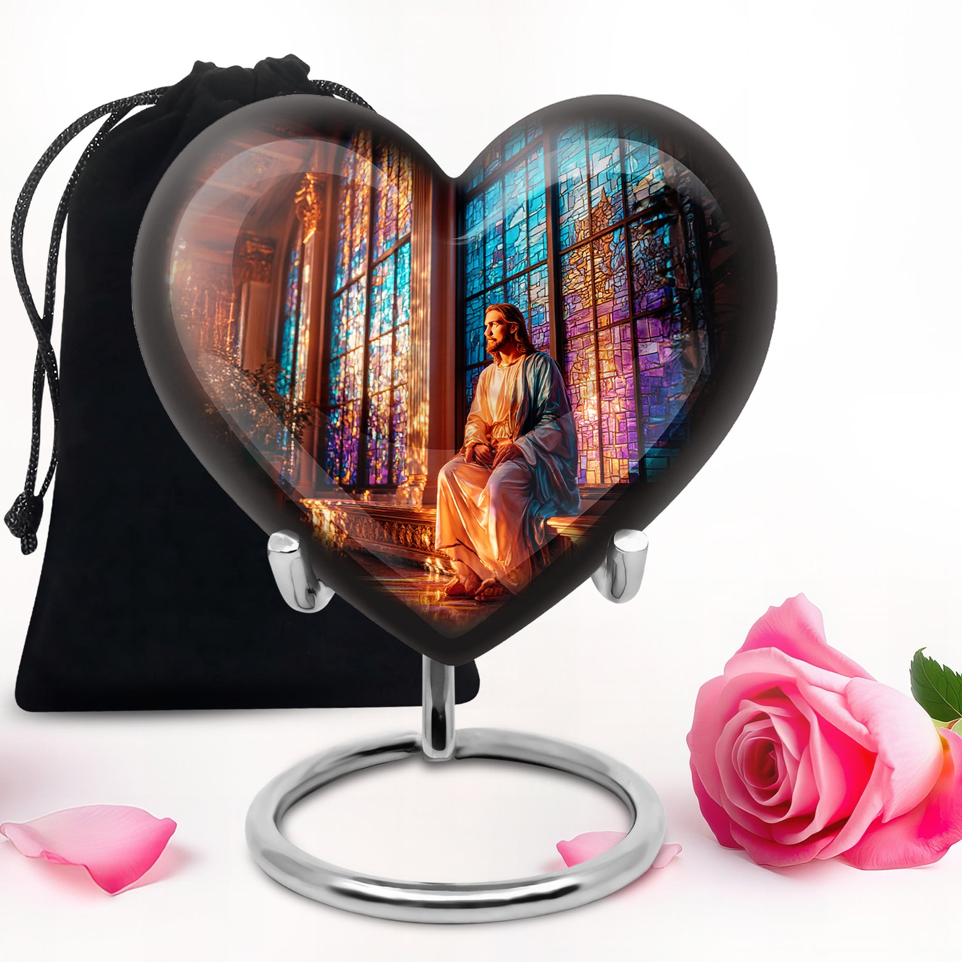 Religious Church Memorial Urn - Spiritual Cremation Urn For Human Ashes