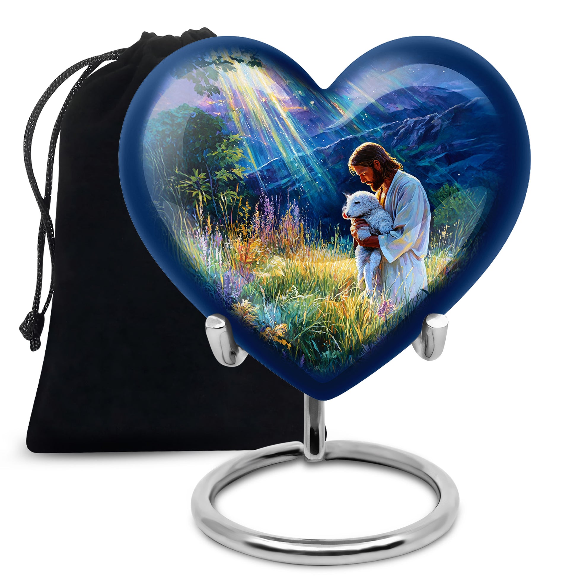 Jesus Memorial Urn - Beautiful Cremation Urn For Human Ashes
