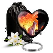 Cat Memorial Urn - Sunset Pet Memorial Urn For Ashes