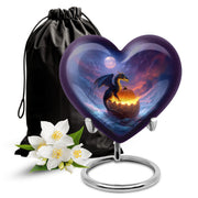 Mystic Dragon Memorial Urn - Halloween Theme Cremation Urn For Burial