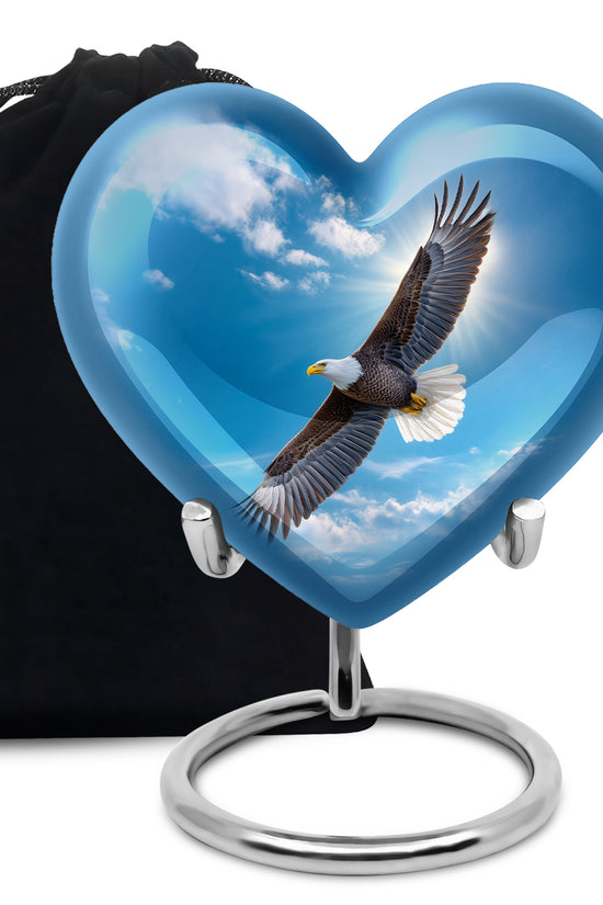 Eagle Theme Funeral Urn - Large Cremation Urn For Adult Ashes