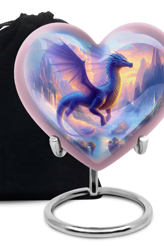 Artistic Dragon Funeral Urn - Unique Fantasy Cremation Urn For Adult Ashes