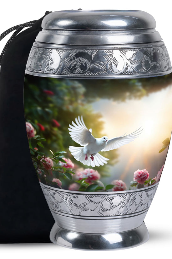 Dove Bird Memorial Urn For Ashes Beautiful Cremation Urn For Burial