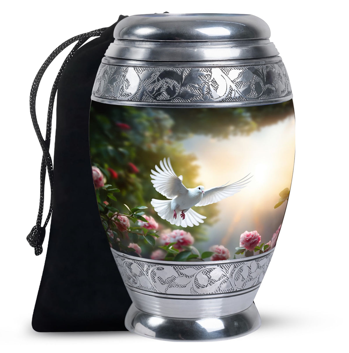 Dove Bird Memorial Urn For Ashes Beautiful Cremation Urn For Burial