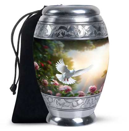 Dove Bird Memorial Urn For Ashes Beautiful Cremation Urn For Burial
