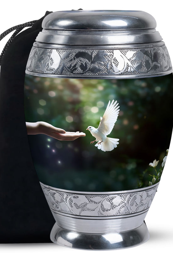 Dove Cremation Funeral Urn - Large Funeral Urn For Loved Ones