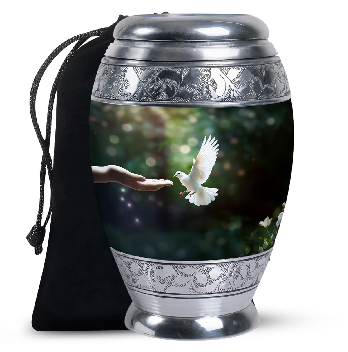 Dove Cremation Funeral Urn - Large Funeral Urn For Loved Ones