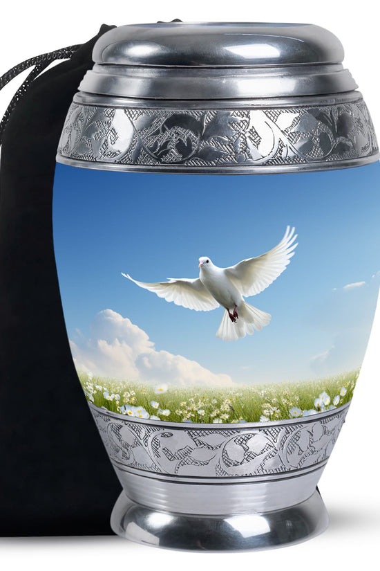 Dove Bird Memorial Urn For Ashes - Cremation Urn For Loved Ones