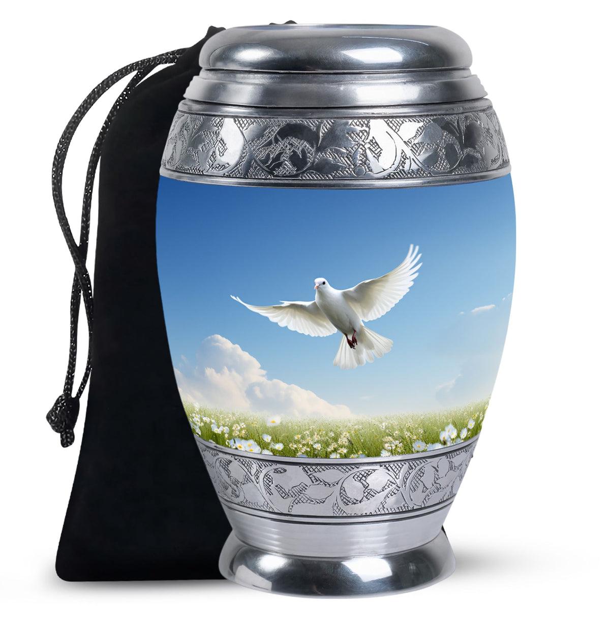 Dove Bird Memorial Urn For Ashes - Cremation Urn For Loved Ones