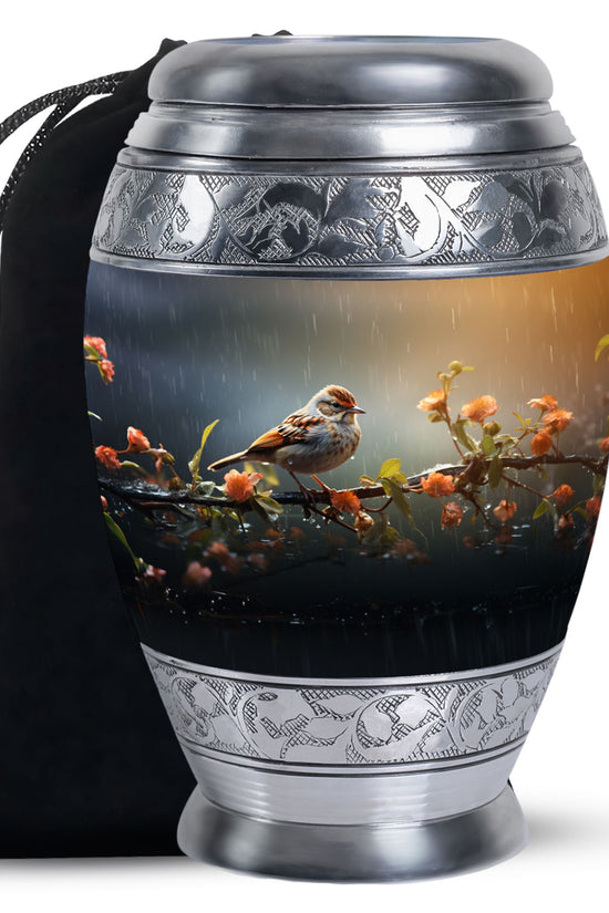 Sparrow Memorial Urn - Beautiful Cremation Urn For Loved Ones