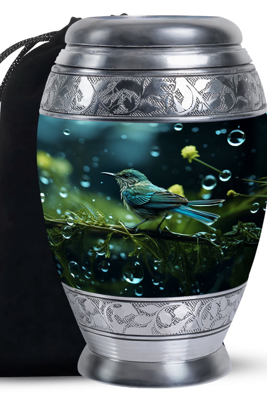 Sparrow Memorial Urn For Ashes - Large Cremation Urn For Ashes