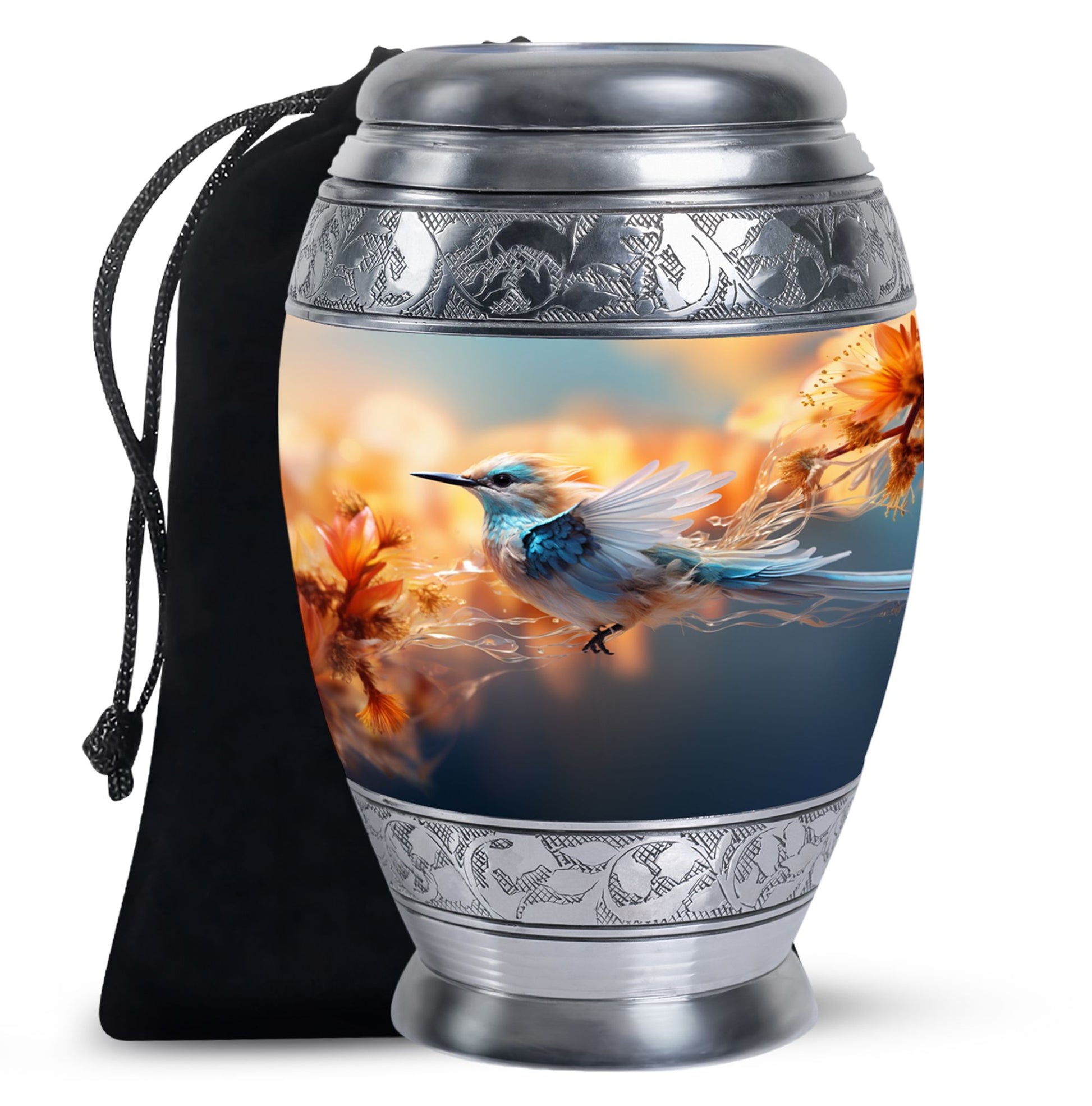 Sparrow Memorial Urn - Large Cremation Urn For Burial