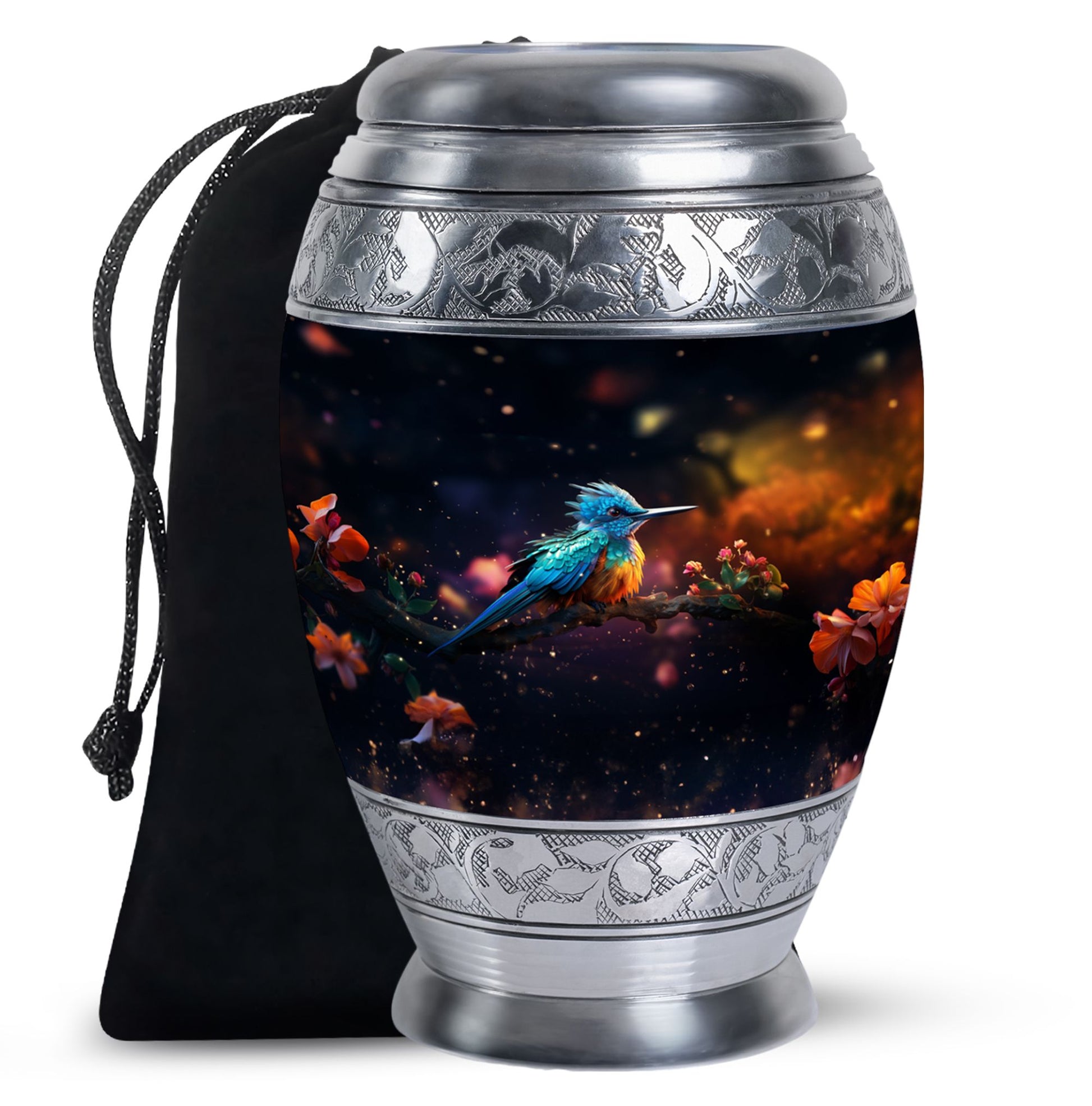 Sparrow Cremation Urn - Bird Theme Funeral Urn For Ashes