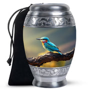 Sparrow Theme Cremation Urn - Large Funeral Urn For Male