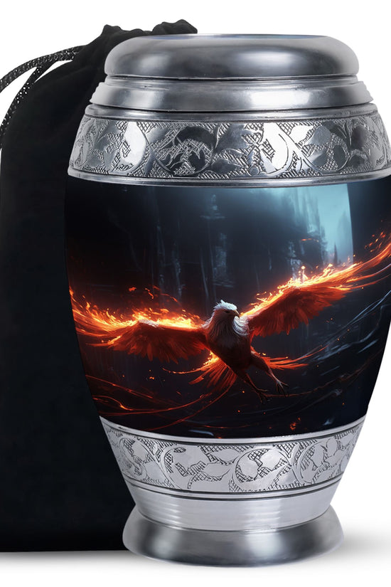 Phoenix Memorial Urn For Ashes - Cremation Urn For Male & Female
