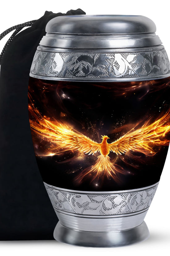 Phoenix Memorial Urn - Large Cremation Urn For Loved Ones