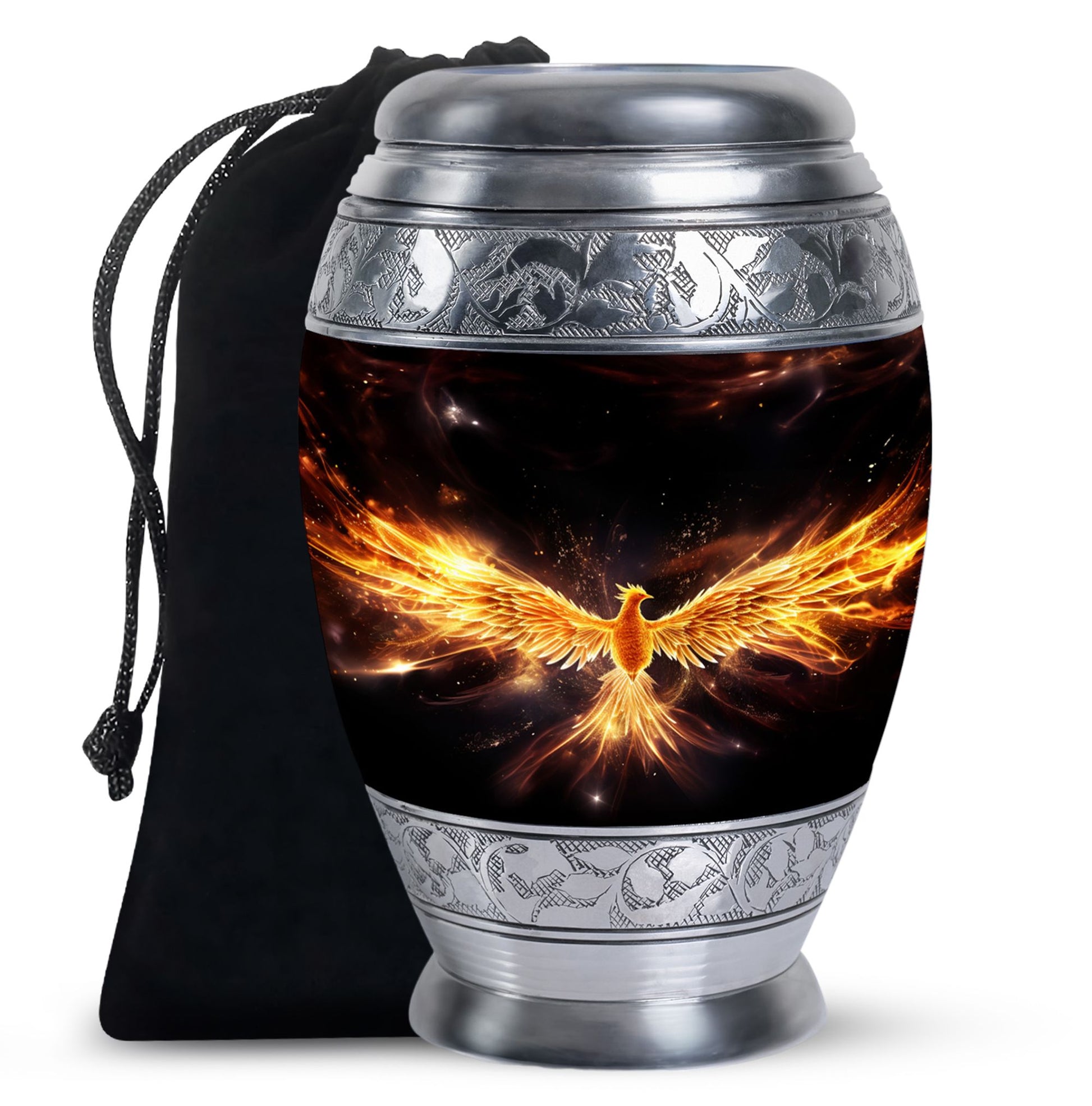 Phoenix Memorial Urn - Large Cremation Urn For Loved Ones