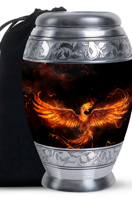 Phoenix Fire Memorial Urn - Spritual Cremation Urn For Loved Ones