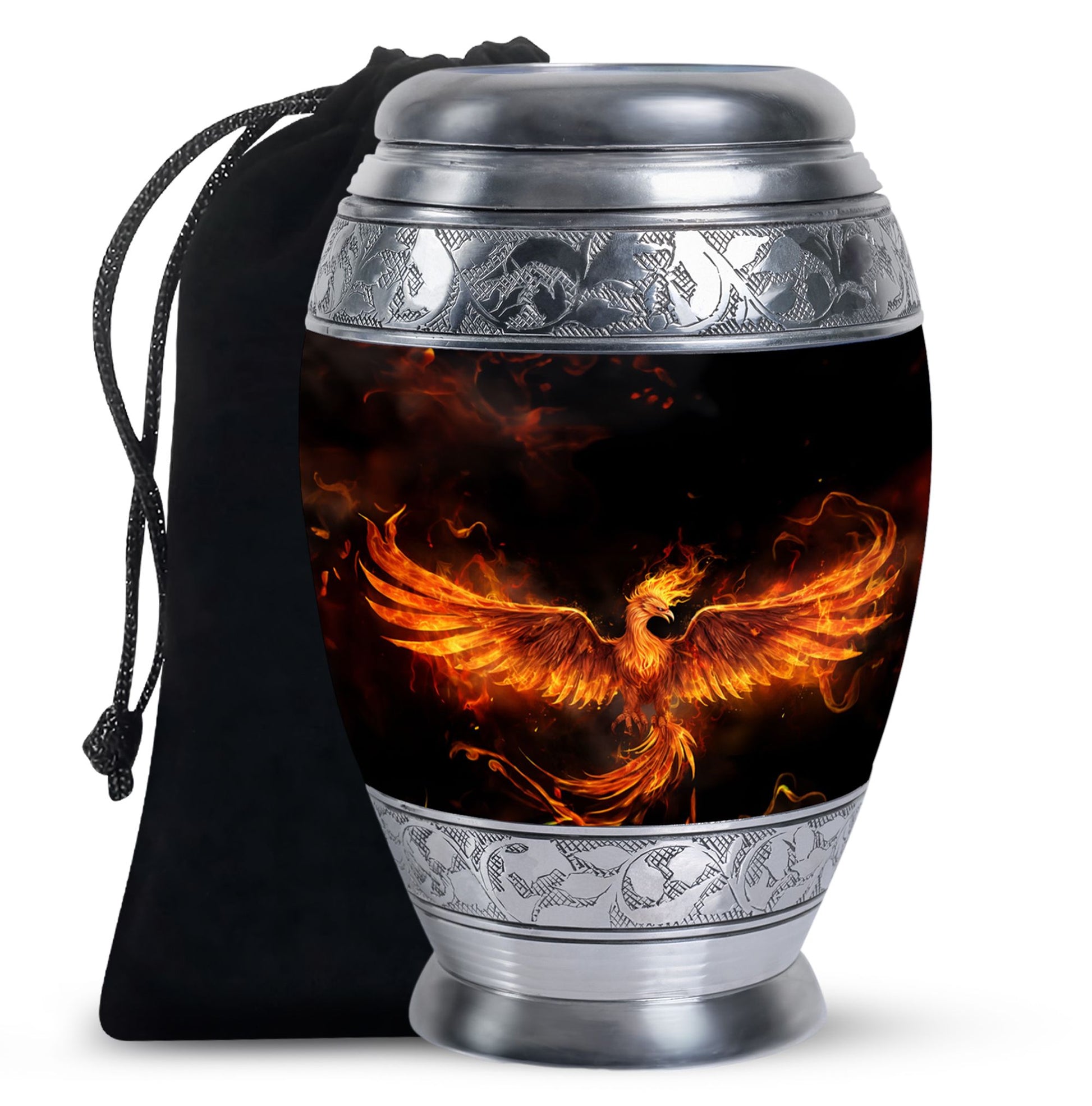 Phoenix Fire Memorial Urn - Spritual Cremation Urn For Loved Ones
