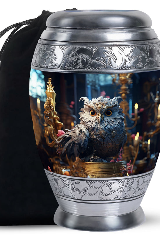 Owl Cremation Urn – Beautiful Memorial Urn For Human Ashes