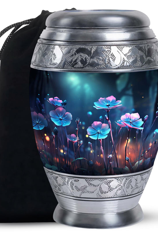 Scorpion Grass Cremation Aluminium Urn - Memorial Ashes Urn For Ashes