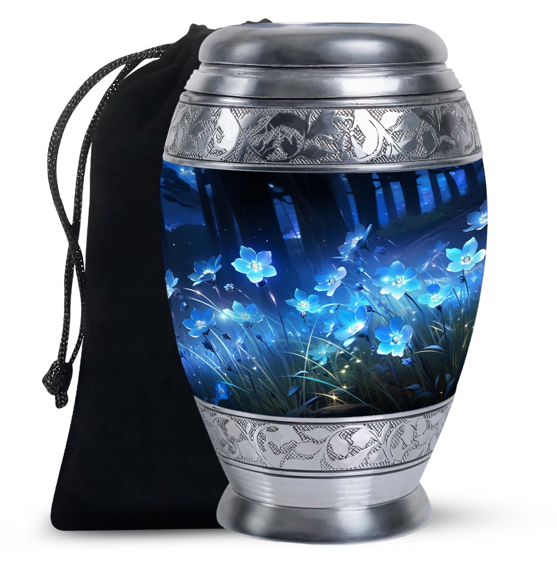 Scorpion Grass Adult Size Urn For Ashes - Elegant Funeral Urn