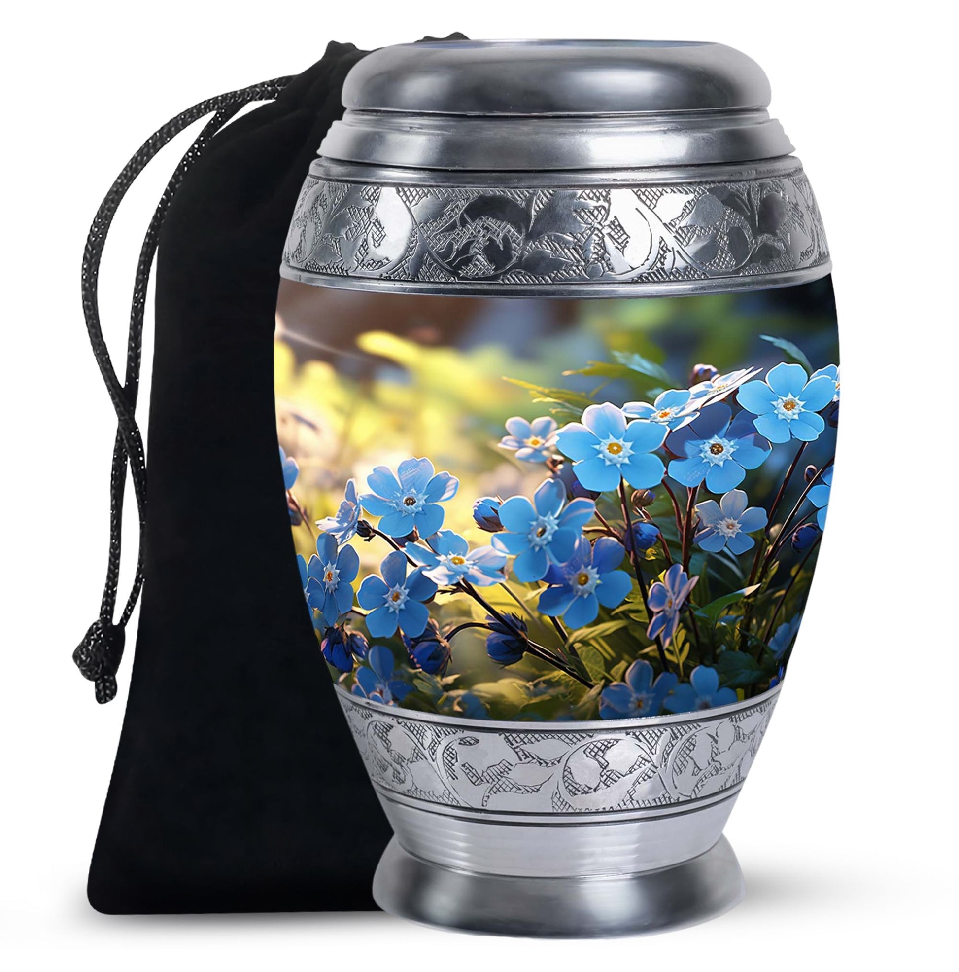 Scorpion Grass Cremation Urn - Stylish Funeral Urn For Female Ashes